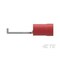 Te Connectivity Fork Terminal, #8 Stud Size, 22 AWG, 300 V, Nylon Insulated, Red 2-32498-1 - alternate 3